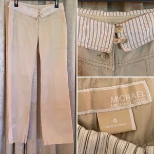 Michael Kors Khaki Pants Fold Waist 4